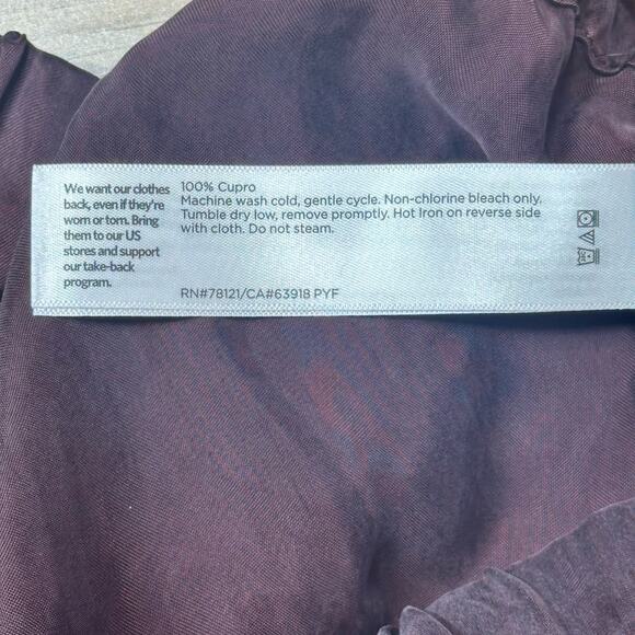 Eileen Fisher XL Purple Silky Lightweight Lounge Pants Trousers - Picture 6 of 7